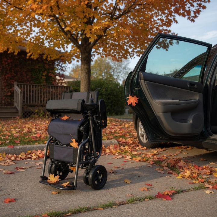 Photograph of this type of wheelchair. Your configured chair may differ.