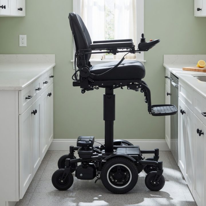 Photograph of this type of wheelchair. Your configured chair may differ.